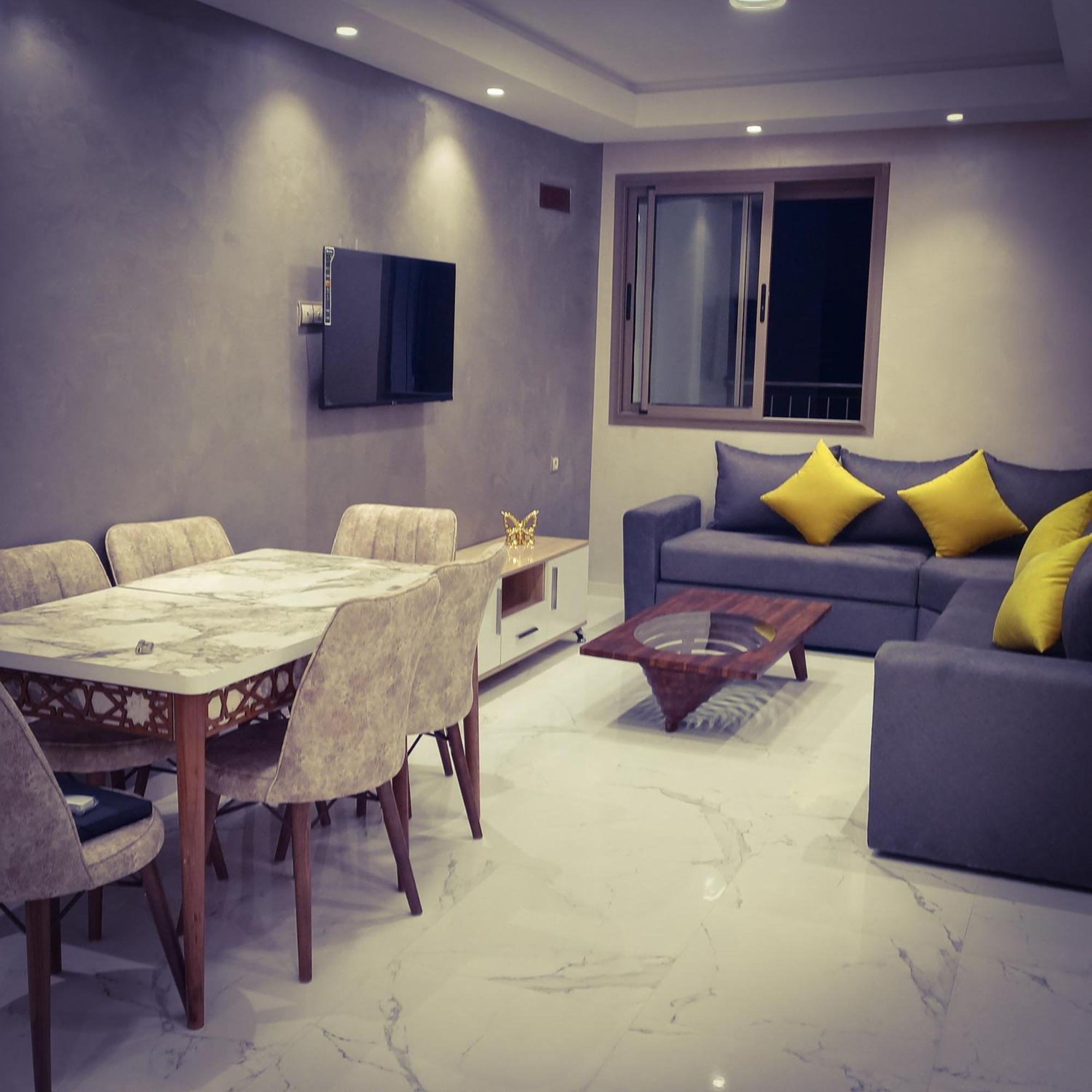 Super Apartement Totalement Neuf Et Climatise A Cote Du Centre Commercial Marjane M2 Tanger Ngoại thất bức ảnh