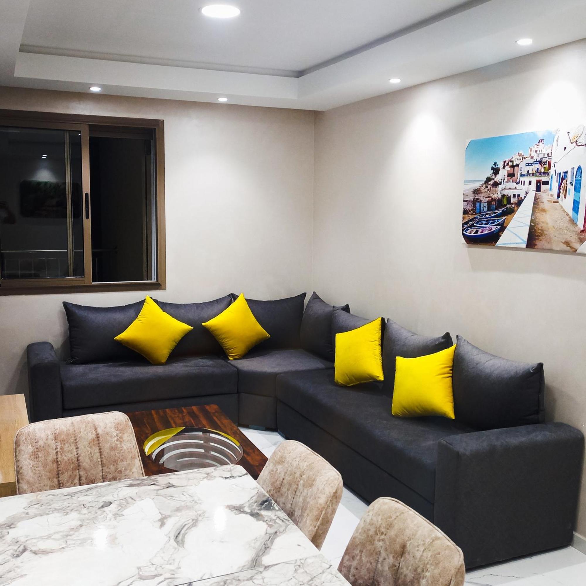Super Apartement Totalement Neuf Et Climatise A Cote Du Centre Commercial Marjane M2 Tanger Ngoại thất bức ảnh